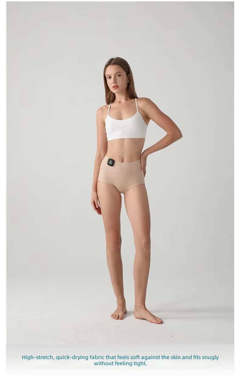 EMS Pulse Massage Smart Underwear for Women, 6 Modes 19 Levels, Detachable Controller, Seamless Functional Panties