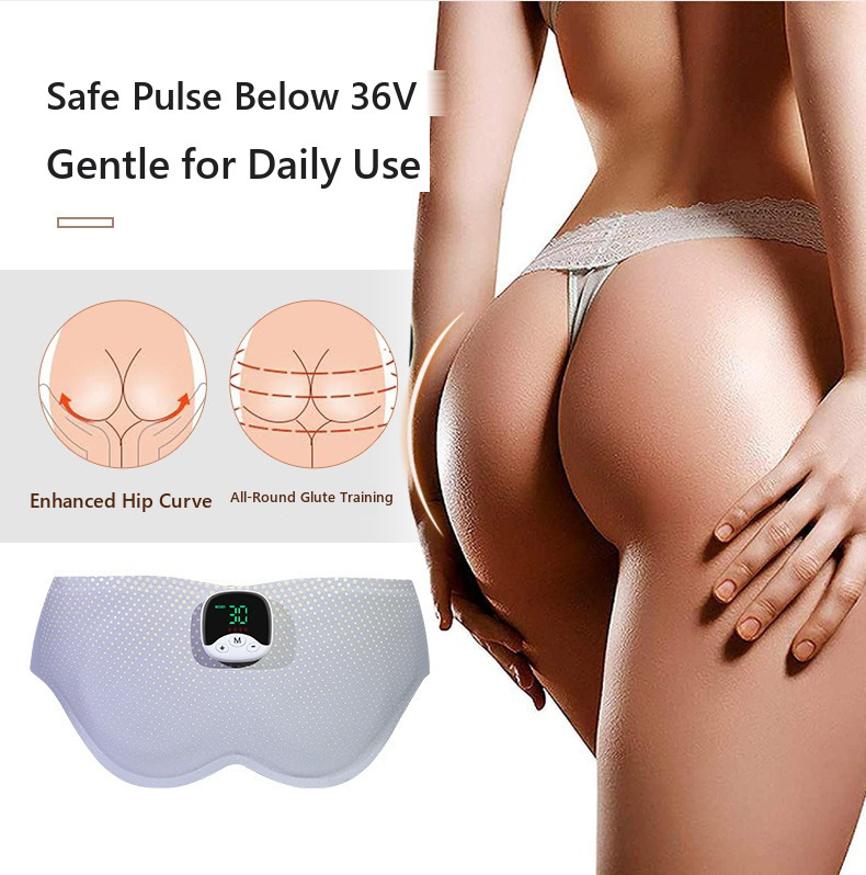 EMS Smart Hip Trainer Butt Lifter Massager 10 Modes 30 Levels Microcurrent Electric Glute Exercise Machine Home Use Fitness