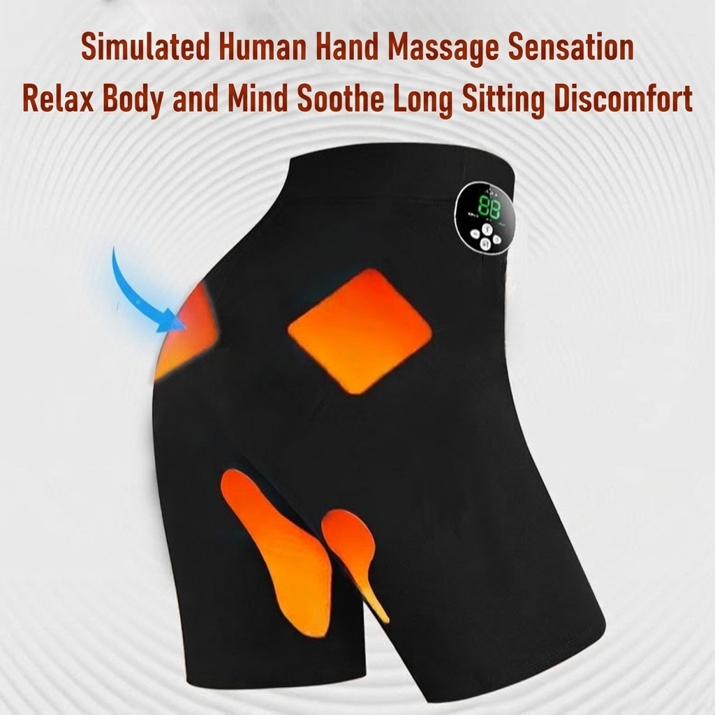 USB Rechargeable EMS Smart Fitness Shorts for Women Microcurrent Muscle Stimulator Butt Lift Hip Trainer Body Shaper