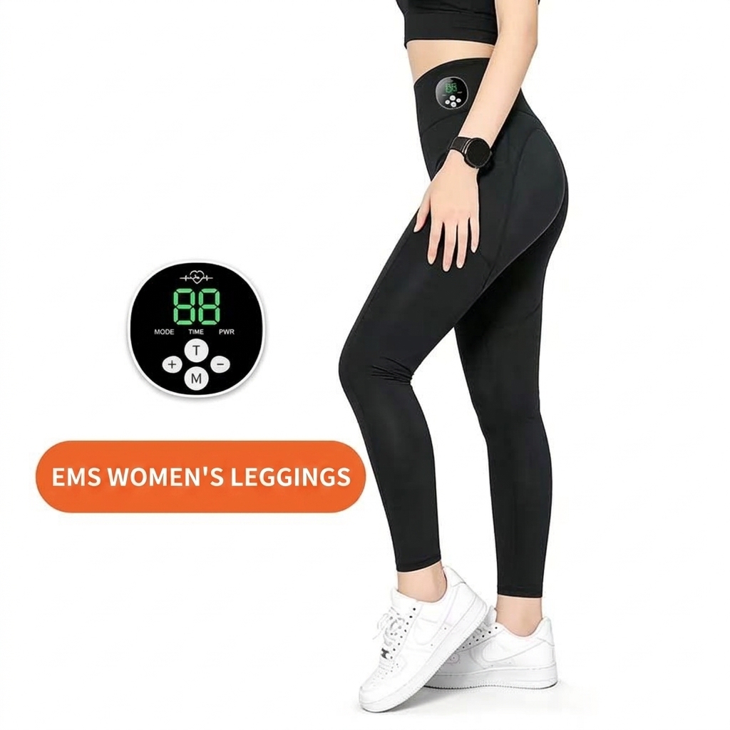 USB Rechargeable EMS Smart Fitness Shorts for Women Microcurrent Muscle Stimulator Butt Lift Hip Trainer Body Shaper