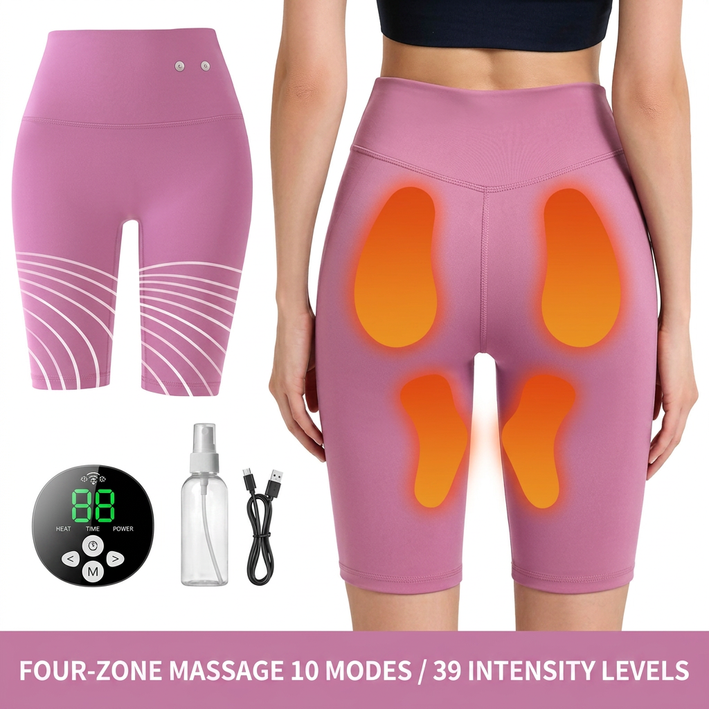 USB Rechargeable EMS Smart Fitness Shorts for Women Microcurrent Muscle Stimulator Butt Lift Hip Trainer Body Shaper
