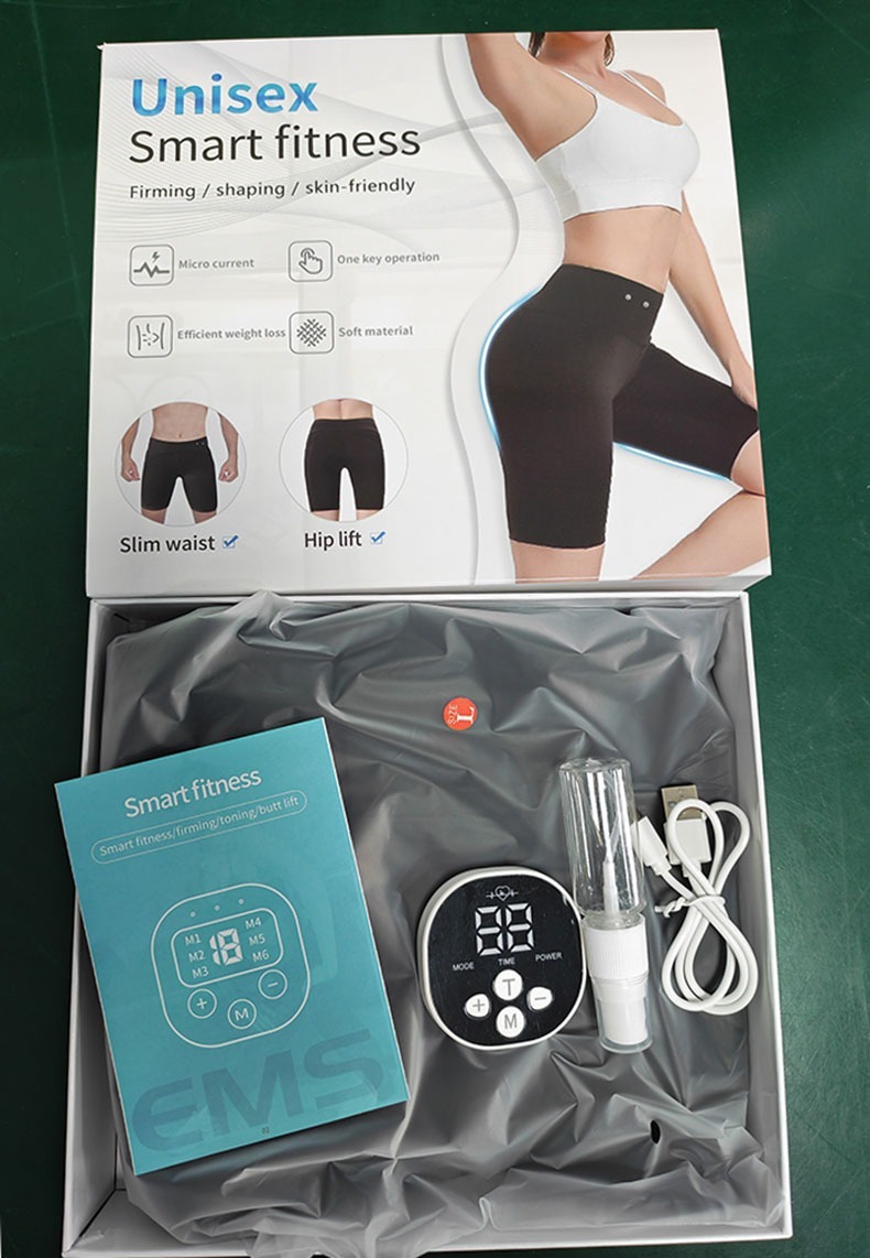 USB Rechargeable EMS Smart Fitness Shorts for Women Microcurrent Muscle Stimulator Butt Lift Hip Trainer Body Shaper