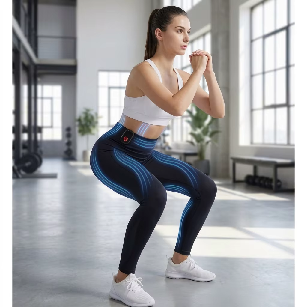 APP Control EMS Smart Fitness Pants Women Men Microcurrent Muscle Stimulator Butt Lift Hip Trainer Body Shaper Leggings