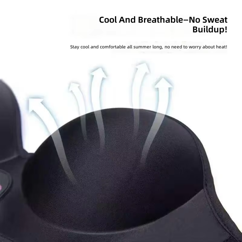 USB Rechargeable Smart Breast Massager Wireless Heating Vibration Chest Massage Bra 3D Shaping Electric Breast Care Device