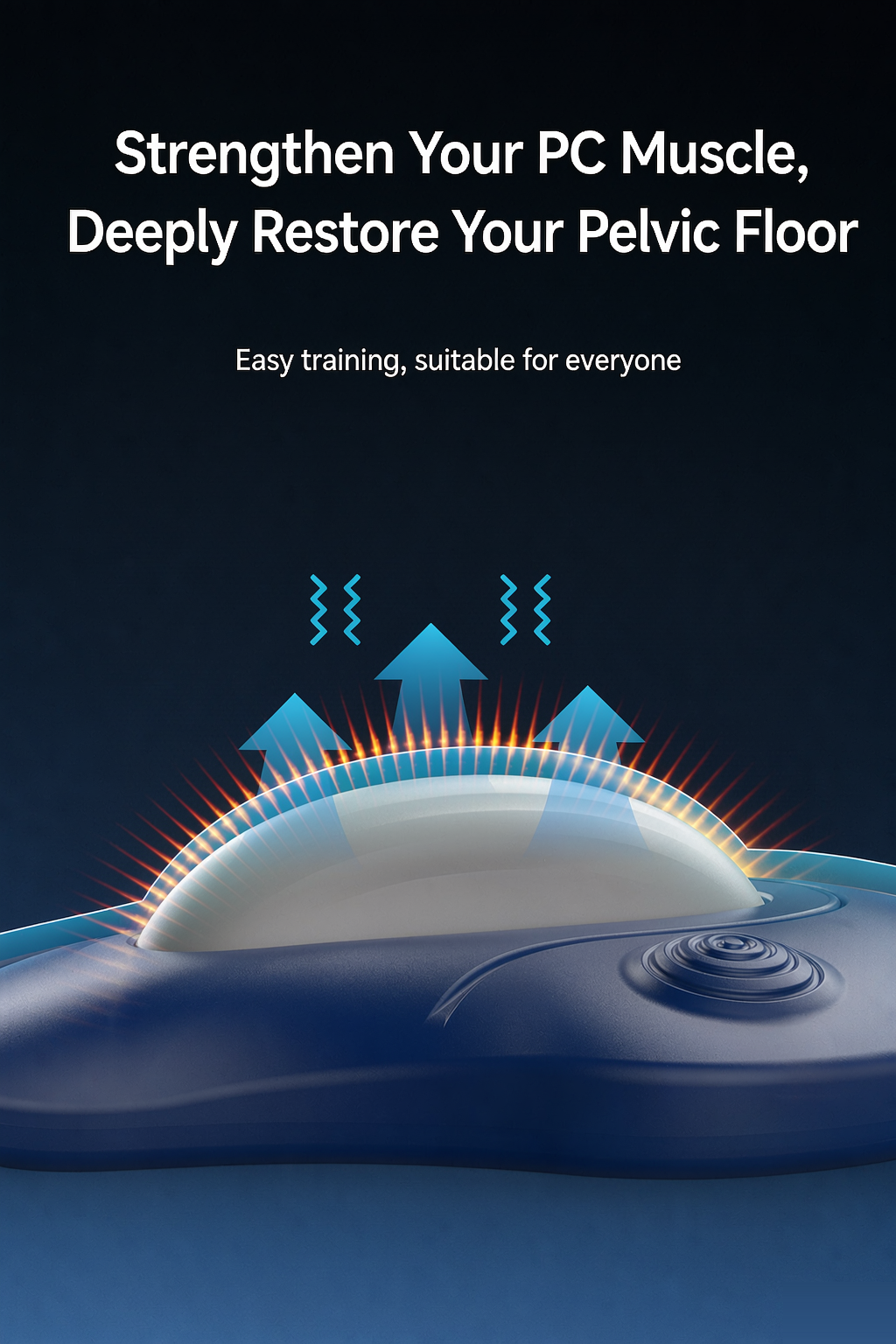 USB Rechargeable Kegel Trainer Electric PC Muscle Exerciser Intelligent Vibration Pelvic Floor Muscle Trainer for Women Men