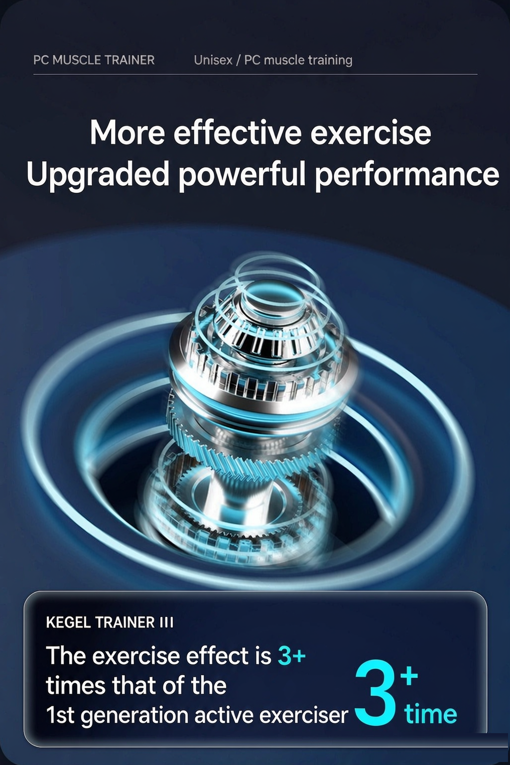 USB Rechargeable Kegel Trainer Electric PC Muscle Exerciser Intelligent Vibration Pelvic Floor Muscle Trainer for Women Men