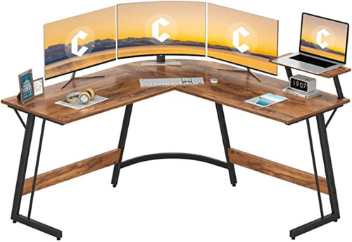 L-shape computer table