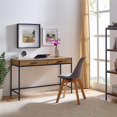modern computer desk with 2 drawers