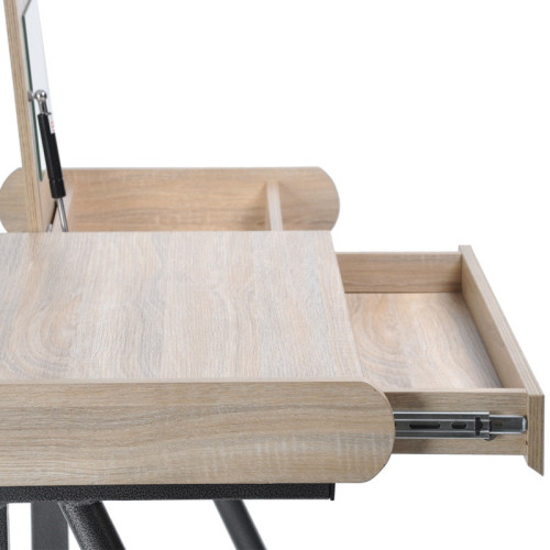 computer desk with drawers and IPAD supports