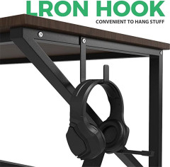 computer desk with K-frame