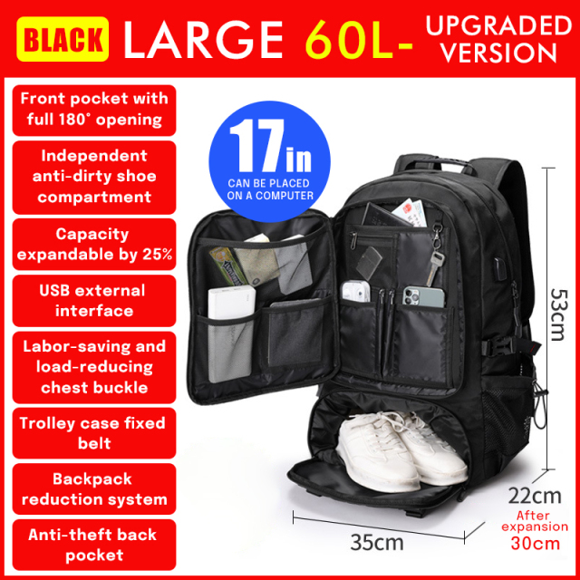 Multifunctional outdoor hiking bag