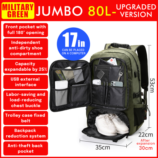 Multifunctional outdoor hiking bag