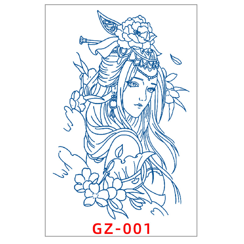 Semi-permanent Juice Herbal Tattoo Sticker