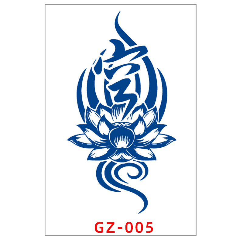 Semi-permanent Juice Herbal Tattoo Sticker