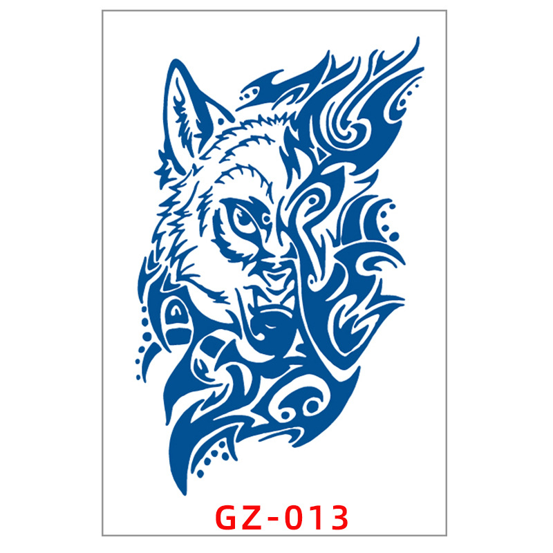 Semi-permanent Juice Herbal Tattoo Sticker