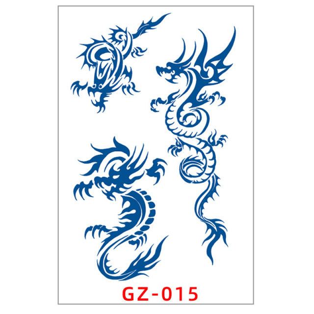 Semi-permanent Juice Herbal Tattoo Sticker