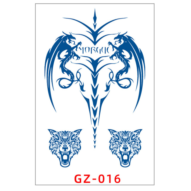 Semi-permanent Juice Herbal Tattoo Sticker