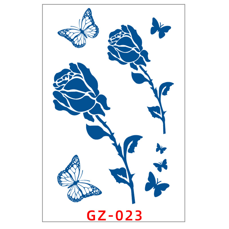 Semi-permanent Juice Herbal Tattoo Sticker