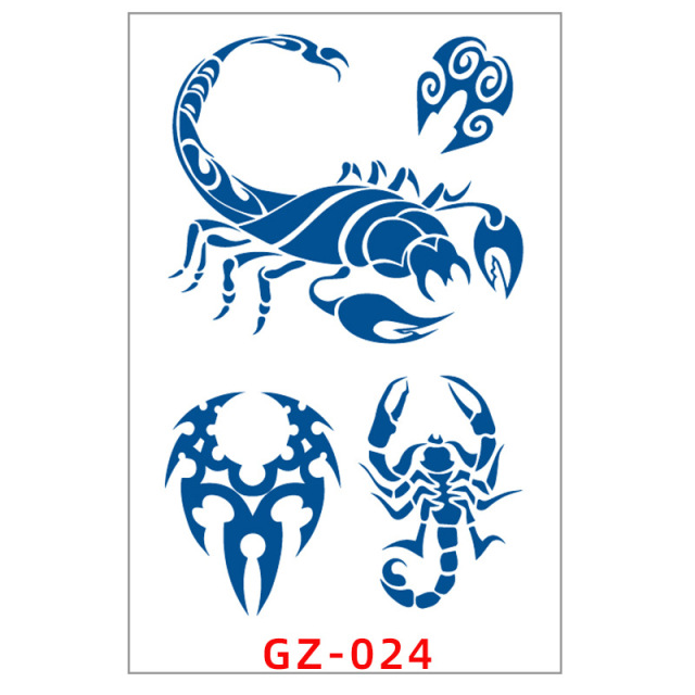 Semi-permanent Juice Herbal Tattoo Sticker