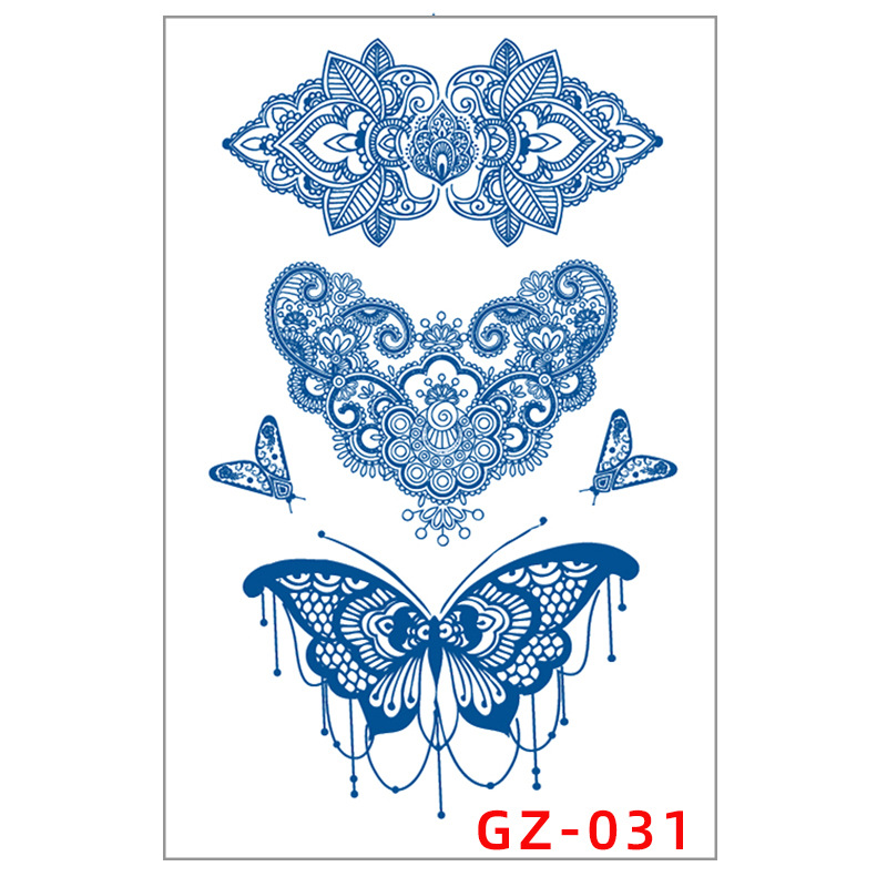 Semi-permanent Juice Herbal Tattoo Sticker