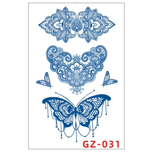 Semi-permanent Juice Herbal Tattoo Sticker