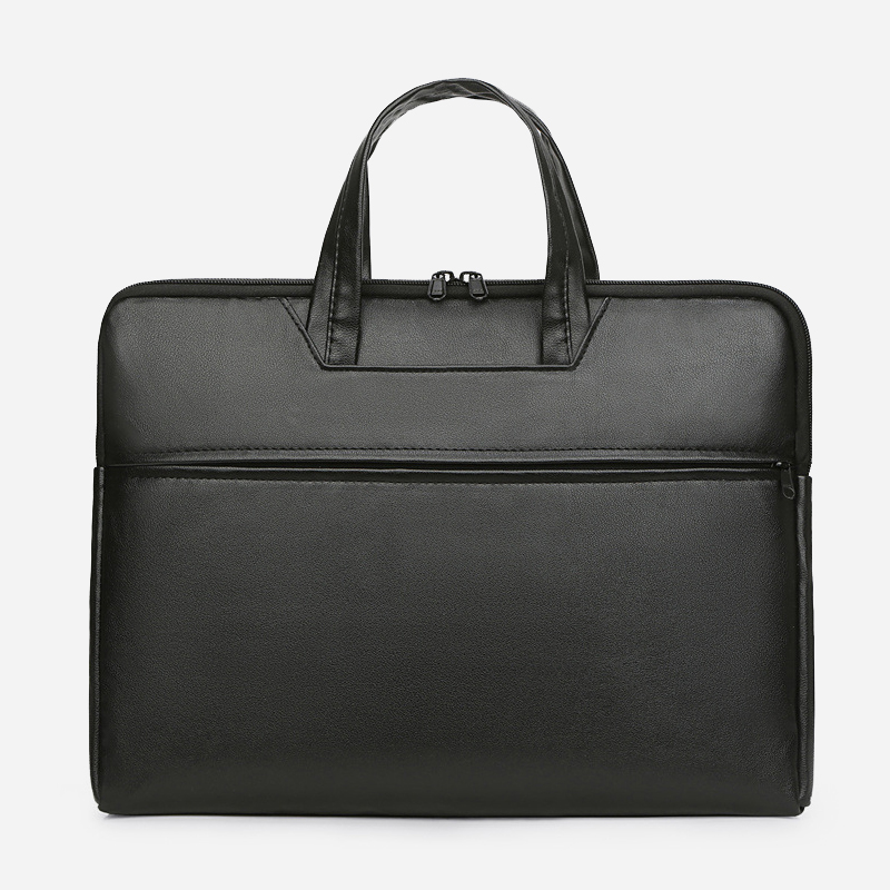 Minimalist solid color laptop bag