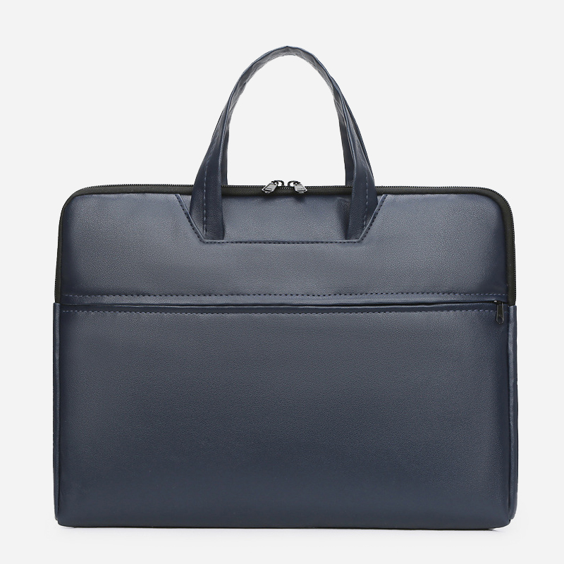 Minimalist solid color laptop bag