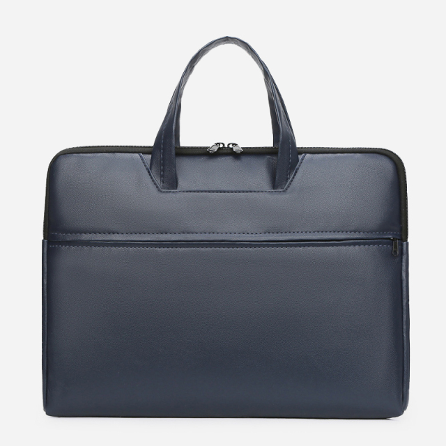 Minimalist solid color laptop bag