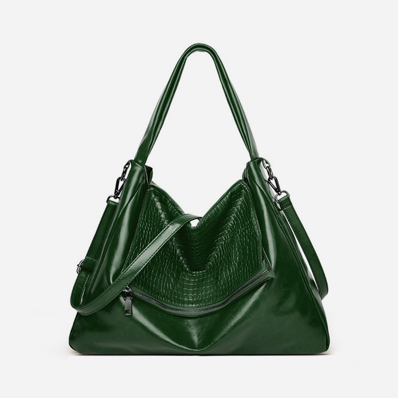 Soft leather casual fashion handbag