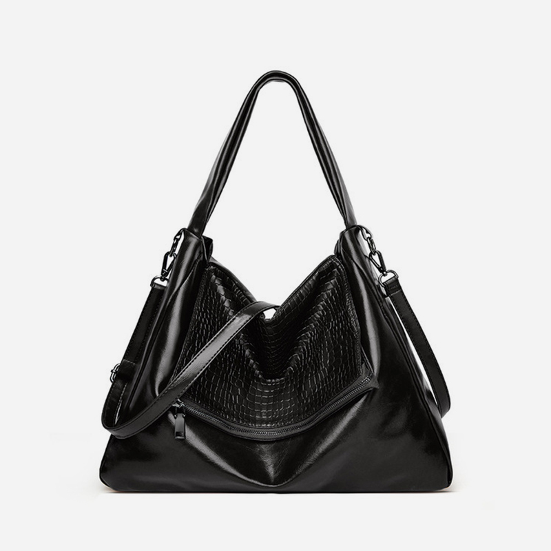 Soft leather casual fashion handbag