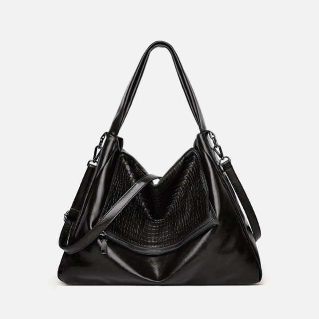 Soft leather casual fashion handbag