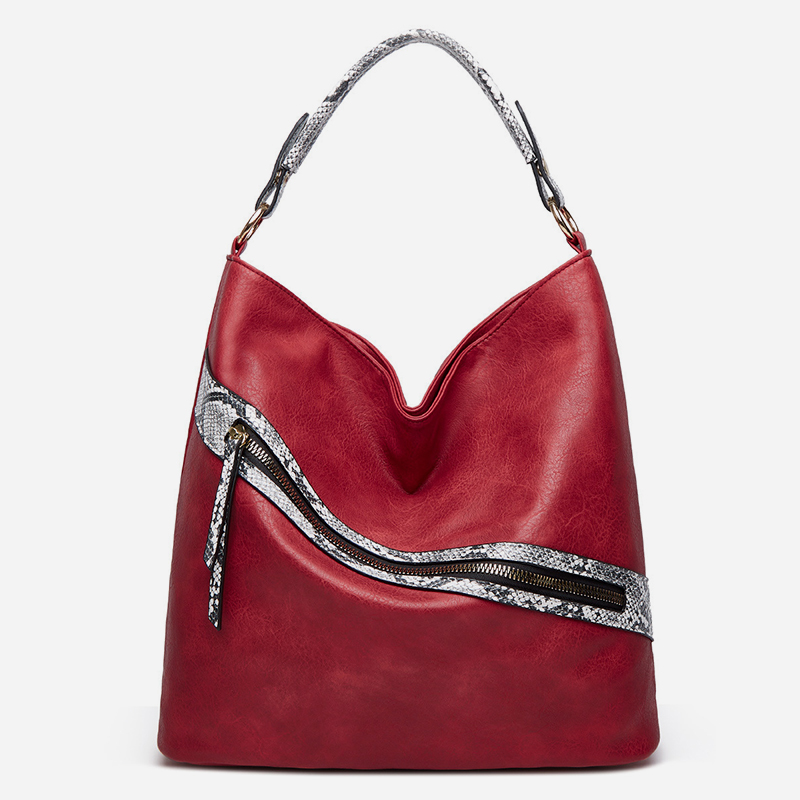 Retro large-capacity tote bag