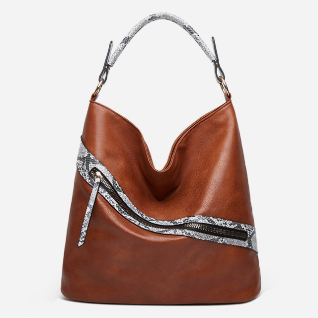 Retro large-capacity tote bag