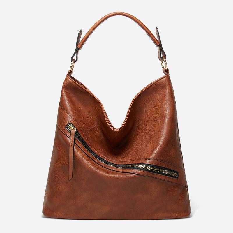 Retro large-capacity tote bag
