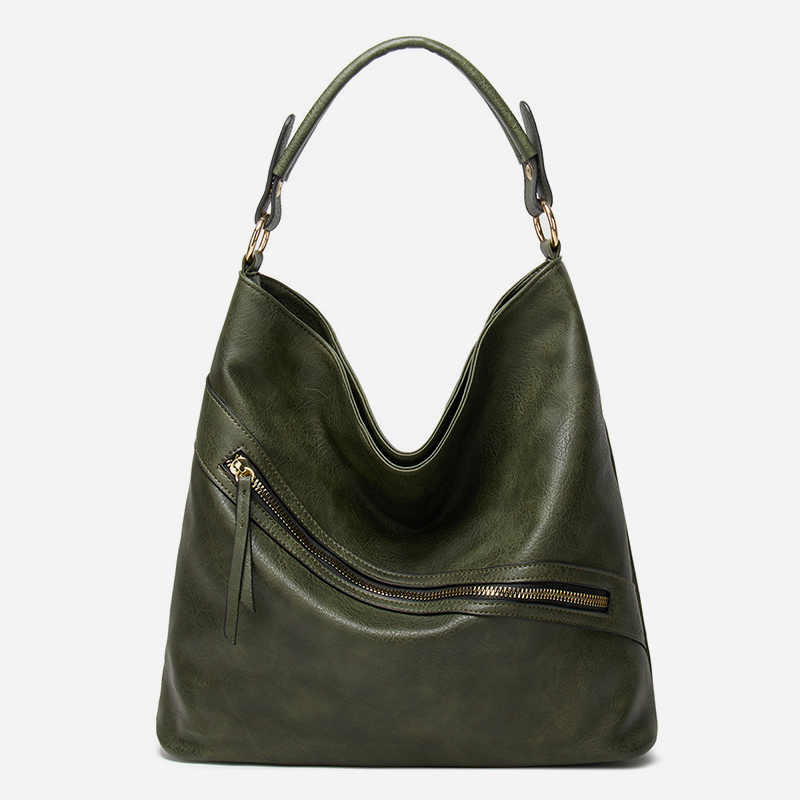 Retro large-capacity tote bag