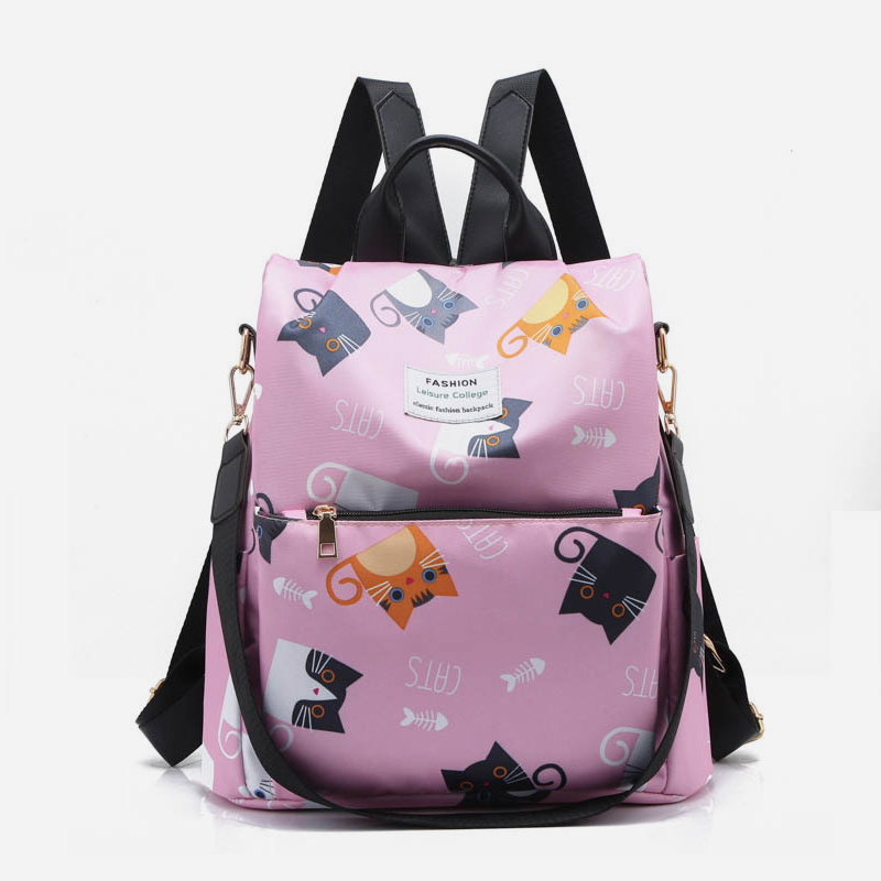 Printed girl backpack