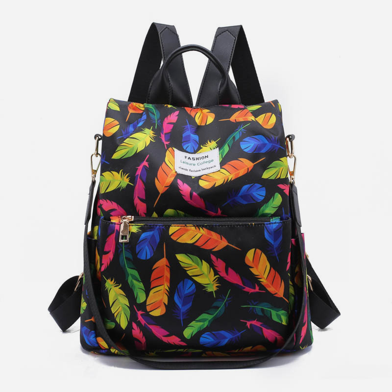 Printed girl backpack