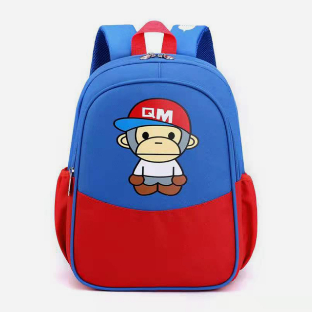 Cartoon spine protection breathable children's schoolbag