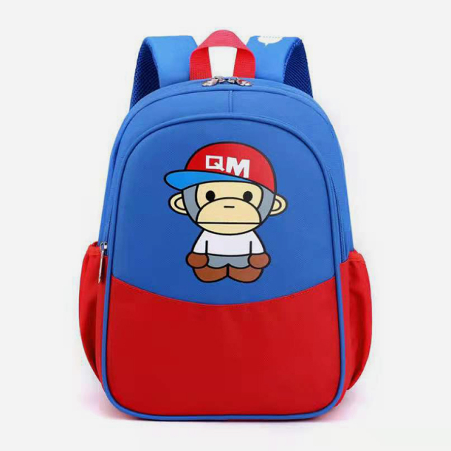 Cartoon spine protection breathable children's schoolbag