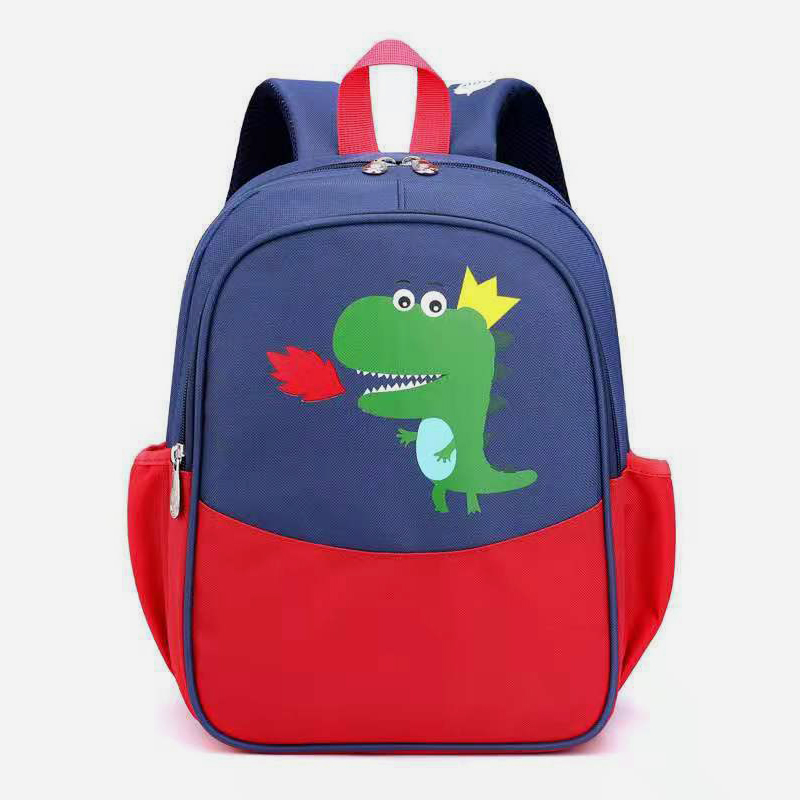 Cartoon spine protection breathable children's schoolbag