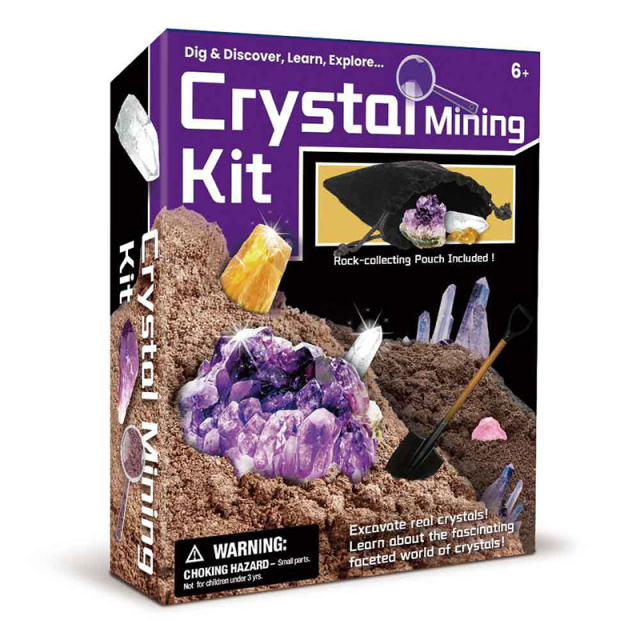 Creative DIY excavation crystal toys treasure gems archaeological fossils children's educational exploration excavation toys