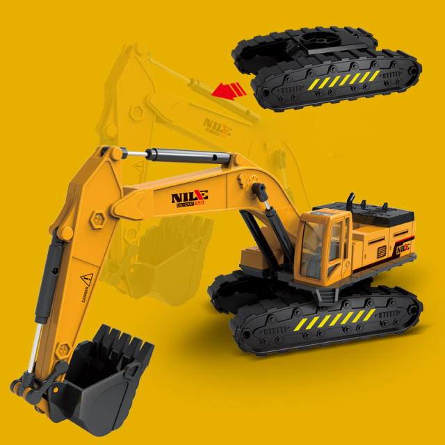 Children's toy cars construction vehicles wholesale market stall excavator model sets boys inertia excavator toys