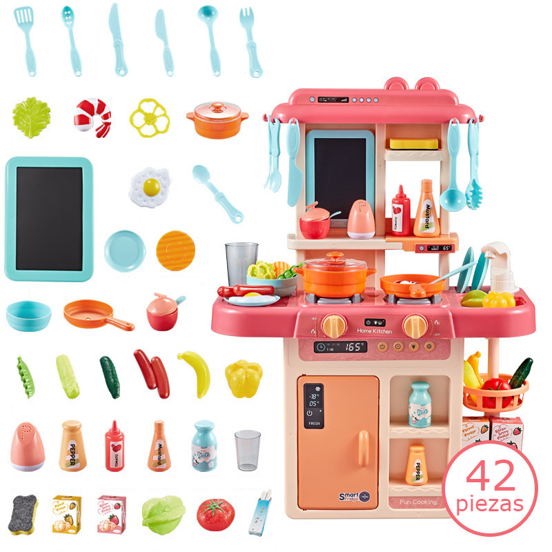 Bebiya play house kitchen toys children's educational spray out of water cooking cooking simulation toy set