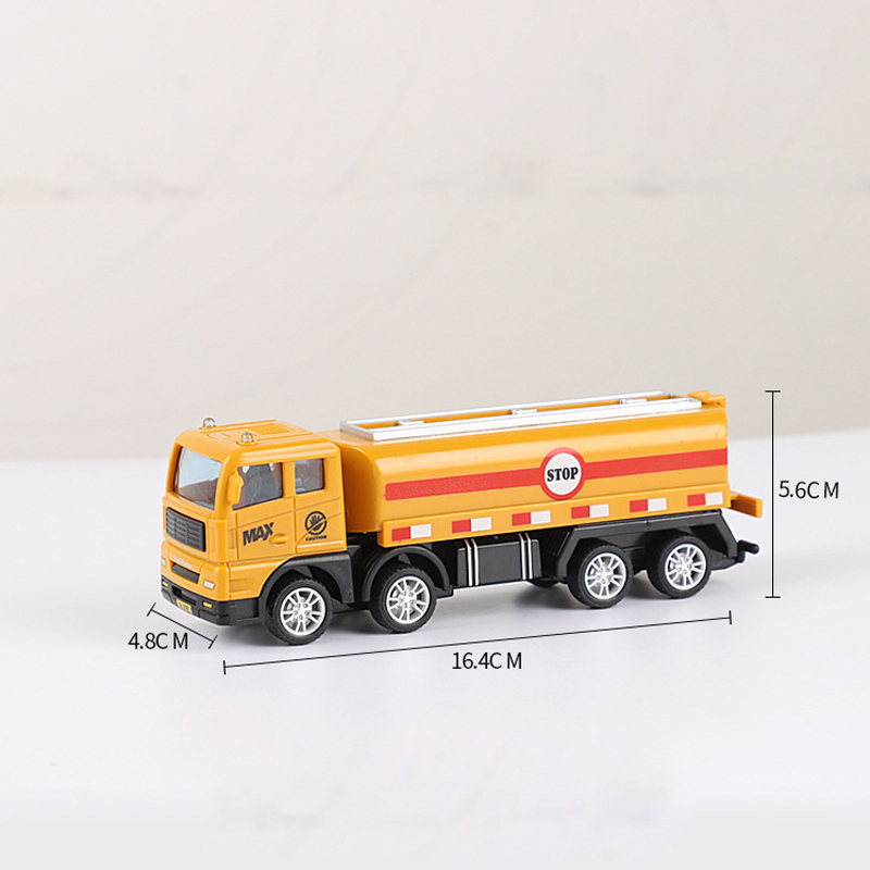 Children's toy cars construction vehicles wholesale market stall excavator model sets boys inertia excavator toys