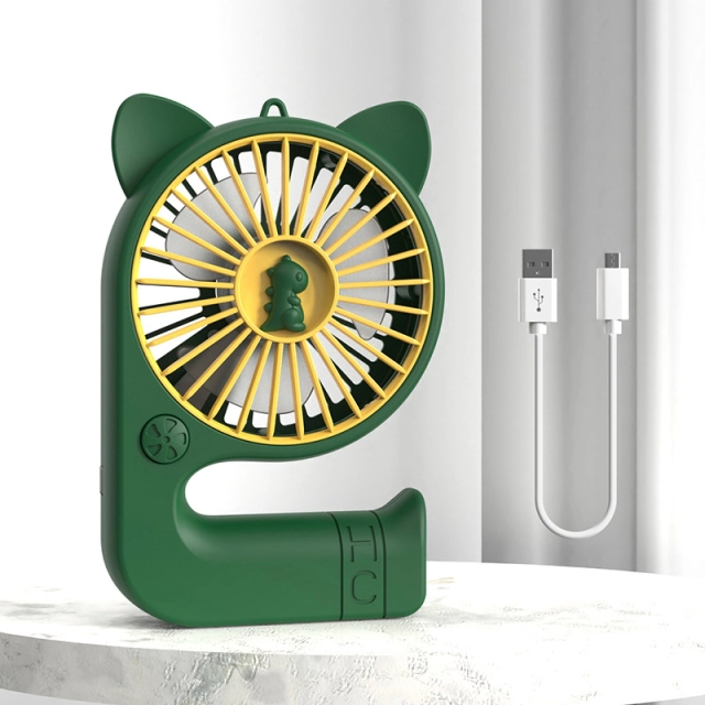 USB small fan type student dormitory portable mini rechargeable silent baby bed handheld charge small electric fan