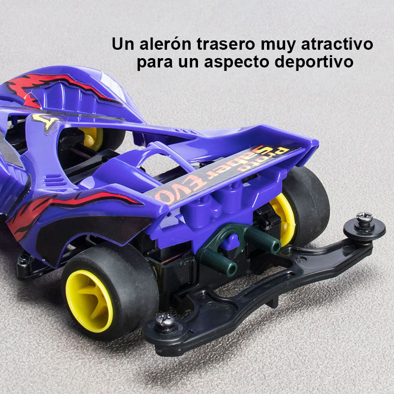 Super Star model king mini 4WD childhood 4WD model assembled racing car punch Sonic God of War giant