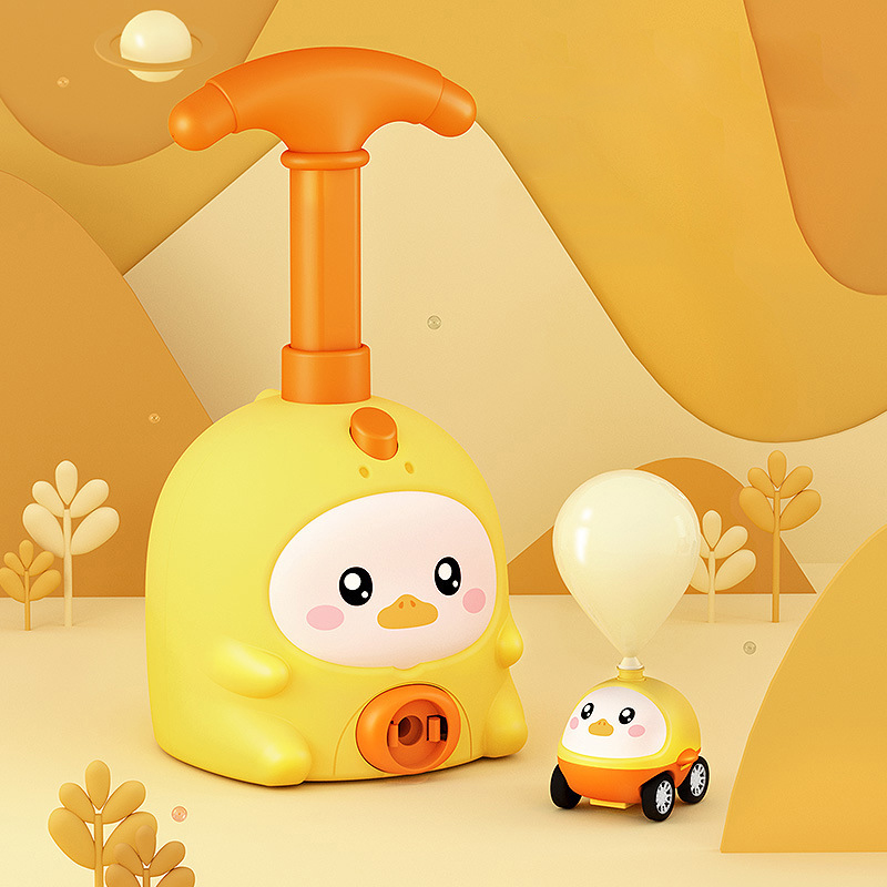 Explosive piggy flying children's educational toys air-powered car glide car boys toys