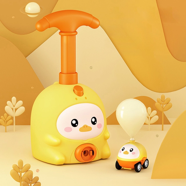 Explosive piggy flying children's educational toys air-powered car glide car boys toys