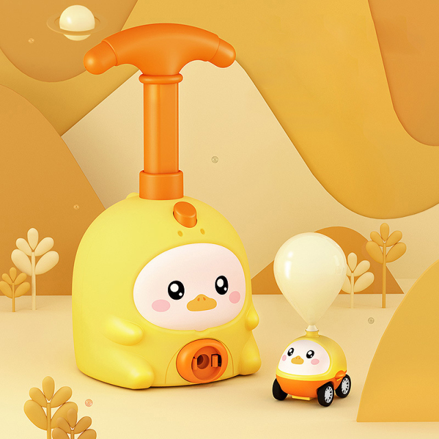 Explosive piggy flying children's educational toys air-powered car glide car boys toys