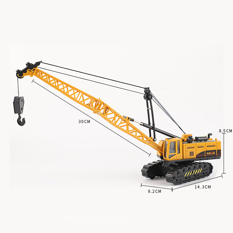 Children's toy cars construction vehicles wholesale market stall excavator model sets boys inertia excavator toys